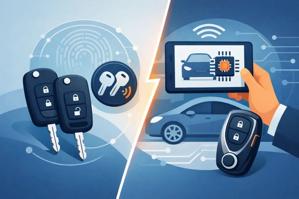Key Cloning Versus Key Programming
