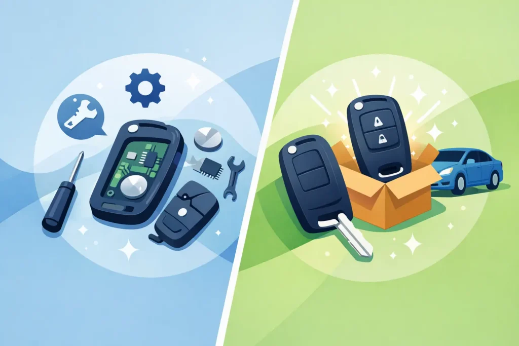 Key Fob Repair Versus Replacement