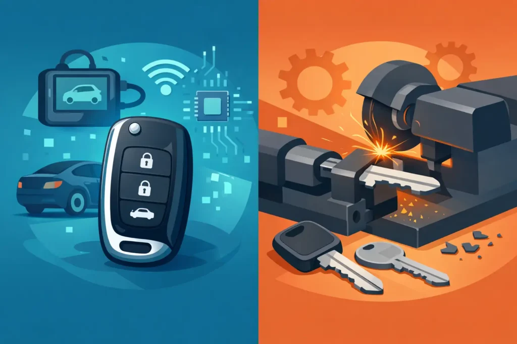 Smart Key Programming Versus Key Cutting